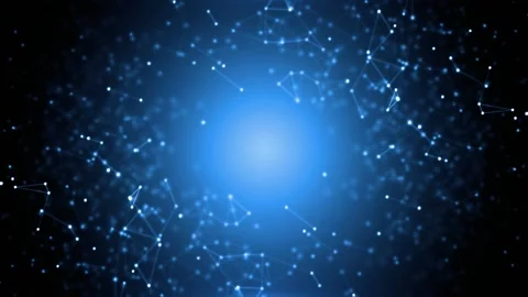 Blue abstract background for logo, presentation. Mockup. Video stock 172095440