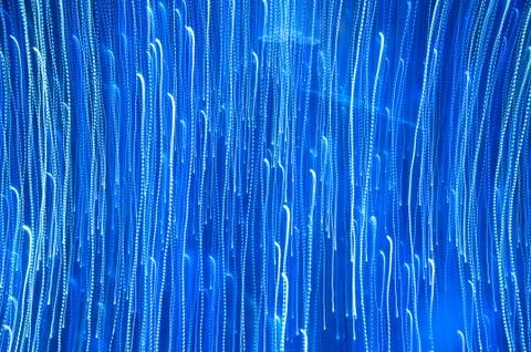 Blue abstract background matrix lights Stock Photos