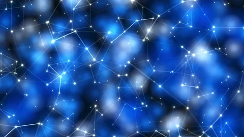 Blue Abstract Background Medical Research Scientific Technology Data Network Stock Footage 232117904