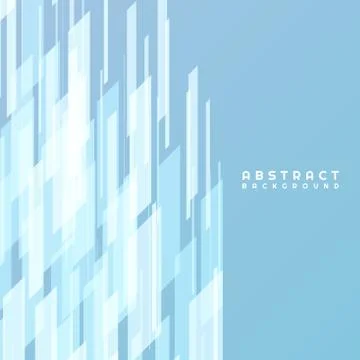 Blue abstract background modern shape white design with side space for text Stock Illustration