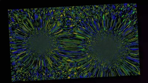 Blue Abstract Background With Motion 库存影片 322612014