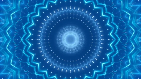 Blue abstract background, motion light and particles, loop Stock Footage 98832288