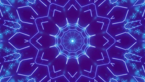 Blue abstract background, motion line and flashing light, loop Stock Footage 84642574