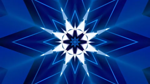 Blue abstract background, motion lines and light, loop Stock Footage 145671248