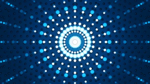 Blue abstract background, motion particles, loop Stock Footage 152249951