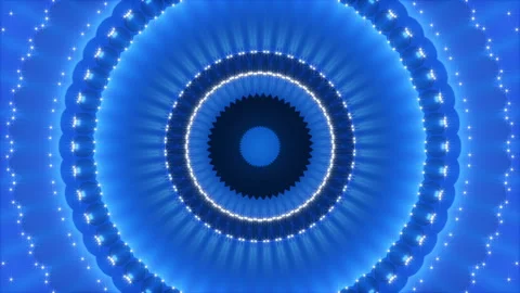 Blue abstract background, motion paticles, loop Stock Footage 92916294