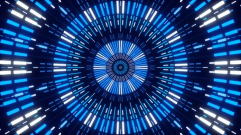 Blue abstract background, motion shape, loop Stock Footage 136395195