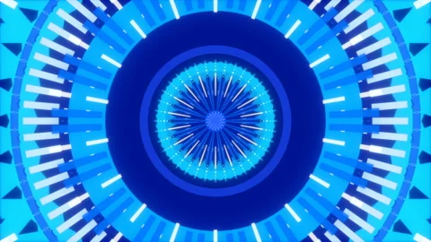 Blue abstract background, motion shapes and particles, loop Stock Footage 90428313