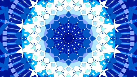 Blue abstract background, motion shapes and particles, loop Stock Footage 90428424