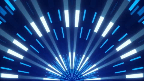 Blue abstract background, motion shapes,  kaleidoscope, loop Stock Footage 113067437