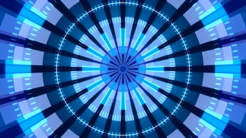 Blue abstract background, motion shapes and light, loop Stock Footage 132291212
