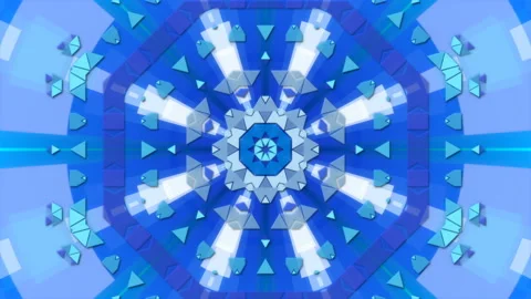Blue abstract background, motion shapes and rays, loop Stock Footage 142609709