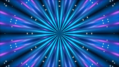 Blue abstract background, motion stars and particles, loop Stock Footage 87635272