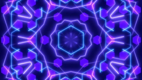 Blue abstract background, moving light and lines, loop Stock Footage