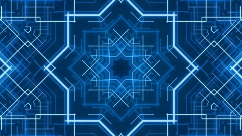 Blue abstract background, moving line, loop Stock Footage 82065242