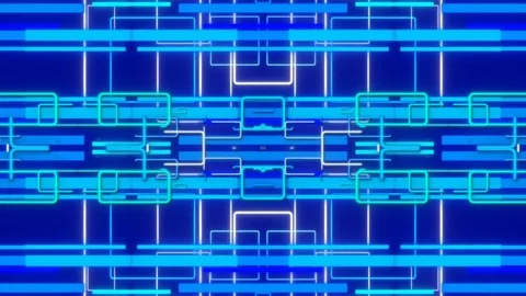 Blue abstract background, moving lines, loop Stock Footage 71463921