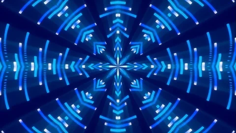 Blue abstract background, moving lines and light, loop Stock Footage 75490692