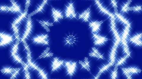 Blue abstract background, moving star and light, loop Stock Footage 68675033