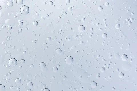 Blue abstract background oil bubble in water wallpaper Stock Illustration