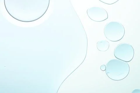 Blue abstract background oil bubble texture wallpaper Stock Photos