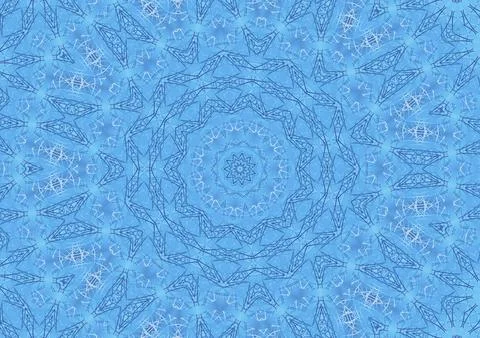 Blue abstract background with pattern of thin lines イラスト素材