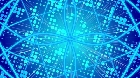 Blue abstract background, ray and particles, loop Stock Footage 58924446