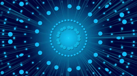 Blue abstract background, ray and particles, loop Stock Footage 59149873