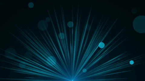 Blue abstract background, rays and particles, loop Stock Footage 59548497