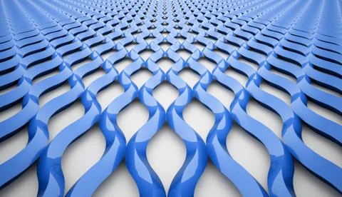 Blue abstract background rendered Stock Illustration