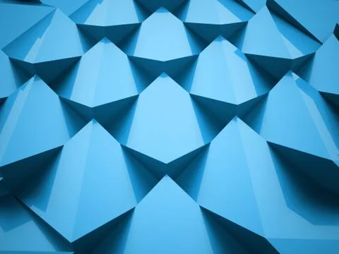 Blue abstract background rendered Stock Illustration