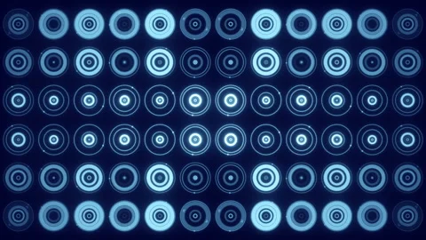 Blue abstract background, rotation circles, loop Stock Footage 144358532