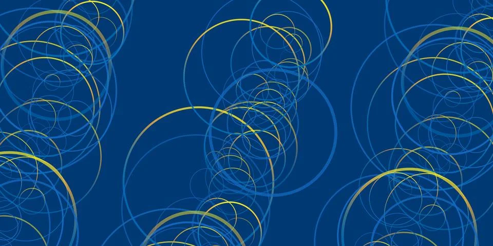 A blue abstract background showcases interconnected, 3D diagonally aligned .. Stock Illustration