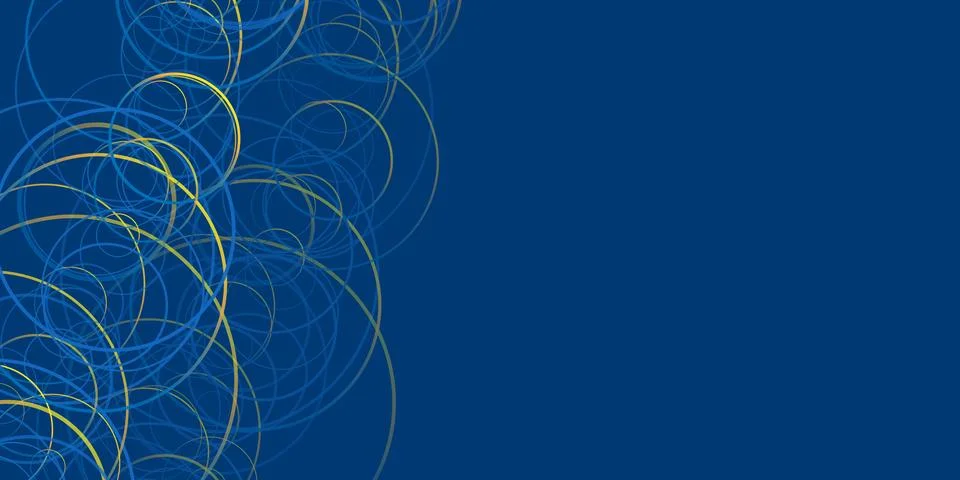 A blue abstract background showcases interconnected, 3D diagonally aligned .. Stock Illustration