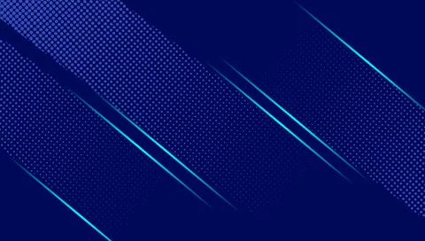 Blue Abstract Background with Sleek Diagonal Light Lines Stockillustratie