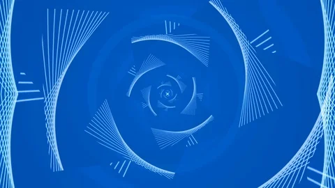 Blue abstract background, spiral line and light, loop Stock Footage 75077651