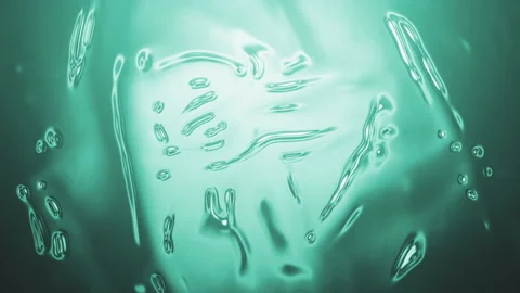 Blue abstract background of spots Stock-Footage 135411700