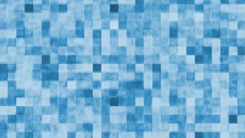Blue abstract background with square pixels Stock Footage 125088210