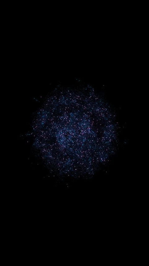 Blue Abstract Background Star field Space galaxy universe cosmic particle astron Stock Footage 341916615