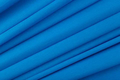 Blue abstract background with stripes. Flat lay, copy space Stock Photos