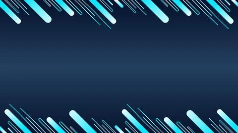 Blue Abstract Background with Stylish Geometric Pattern and Dotted Design Stock Illustration