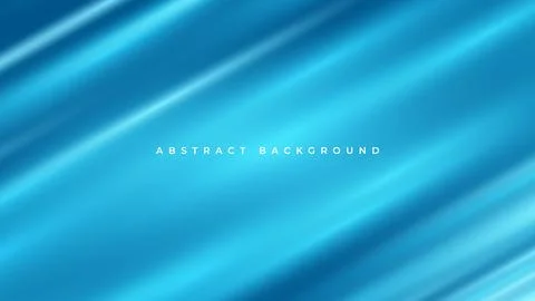 Blue abstract background with sweeping diagonal light streaks and smooth Stock Illustration
