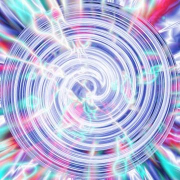 Blue abstract background texture, psychedelic. Stock Illustration