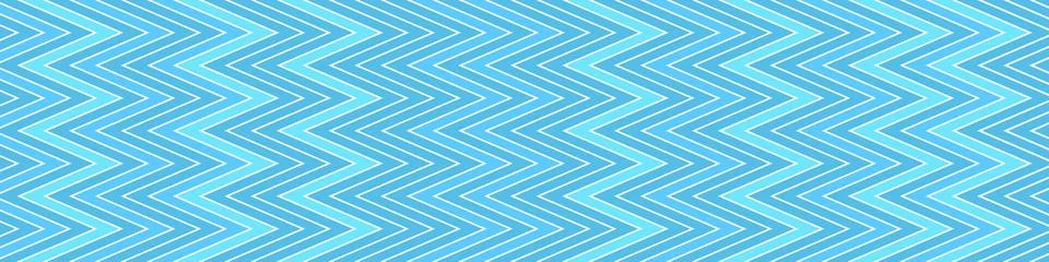 Blue abstract background, texture with zigzag lines, vector illustration. Stockillustratie