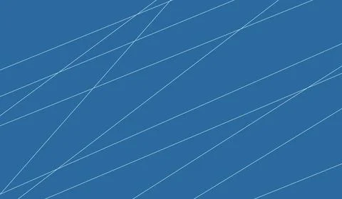 Blue Abstract Background with Thin Diagonal Intersecting Lines Stock Illustration