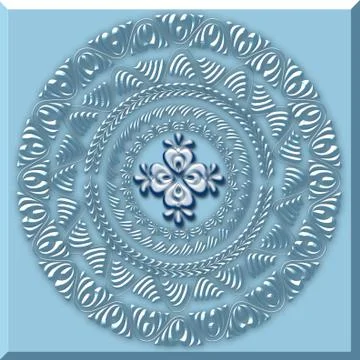 Blue abstract background for tiles Stock Illustration