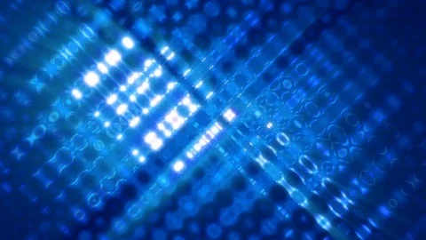 Blue abstract background, wave light, loop Stock Footage 74781427