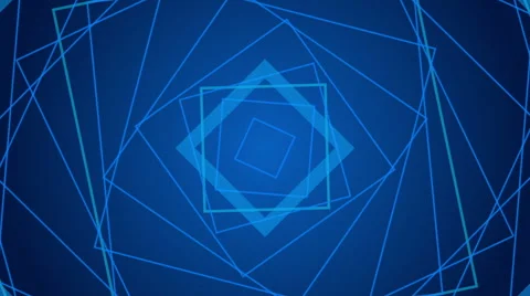 Blue abstract background, wave square, loop Stock Footage 54657435