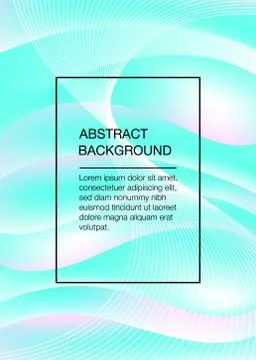 Blue abstract background with waves Stock Illustration