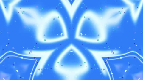 A blue abstract background with white and color flecks 스톡 동영상 330075643