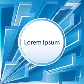 Blue abstract background.Vector Illustration. Stock Illustration